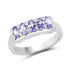 1.25 Carat Genuine Tanzanite .925 Sterling Silver Ring by Bids.com