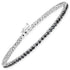 2.19 Carat Genuine Black Diamond .925 Sterling Silver Bracelet  DestGlow