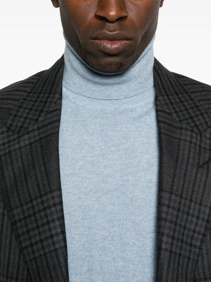 Brunello Cucinelli Men Cashmere Turtle-Neck Sweater by Luosophy