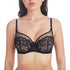 Bra Milavitsa 124930 - Balconette, Triple Segment, Italian Lace - lingerie & underwear