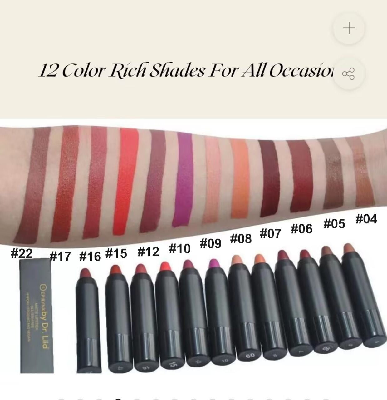 Perfect Lip Crayon – Hydrating, Buildable, Vegan &amp; Gluten-Free Lipstick Balm Pencil  DestGlow