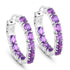 3.20 Carat Genuine Amethyst .925 Sterling Silver Earrings  DestGlow
