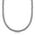Oxidized Sterling Silver Wheat Style Chain Men&