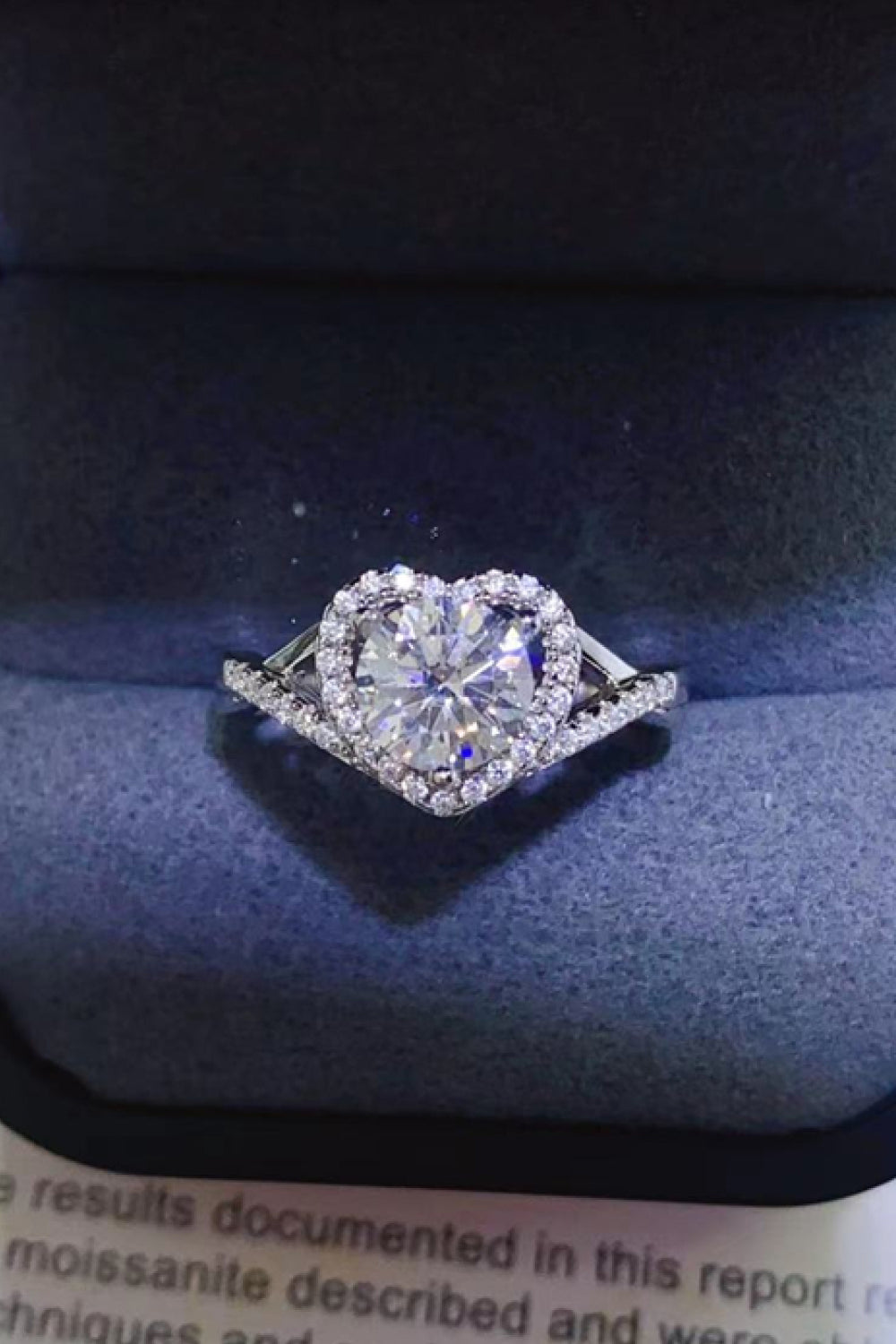Adored 1 Carat Yellow Green Sparkala™ Platinum Over Pure Sterling Silver Heart Ring by Sparkala