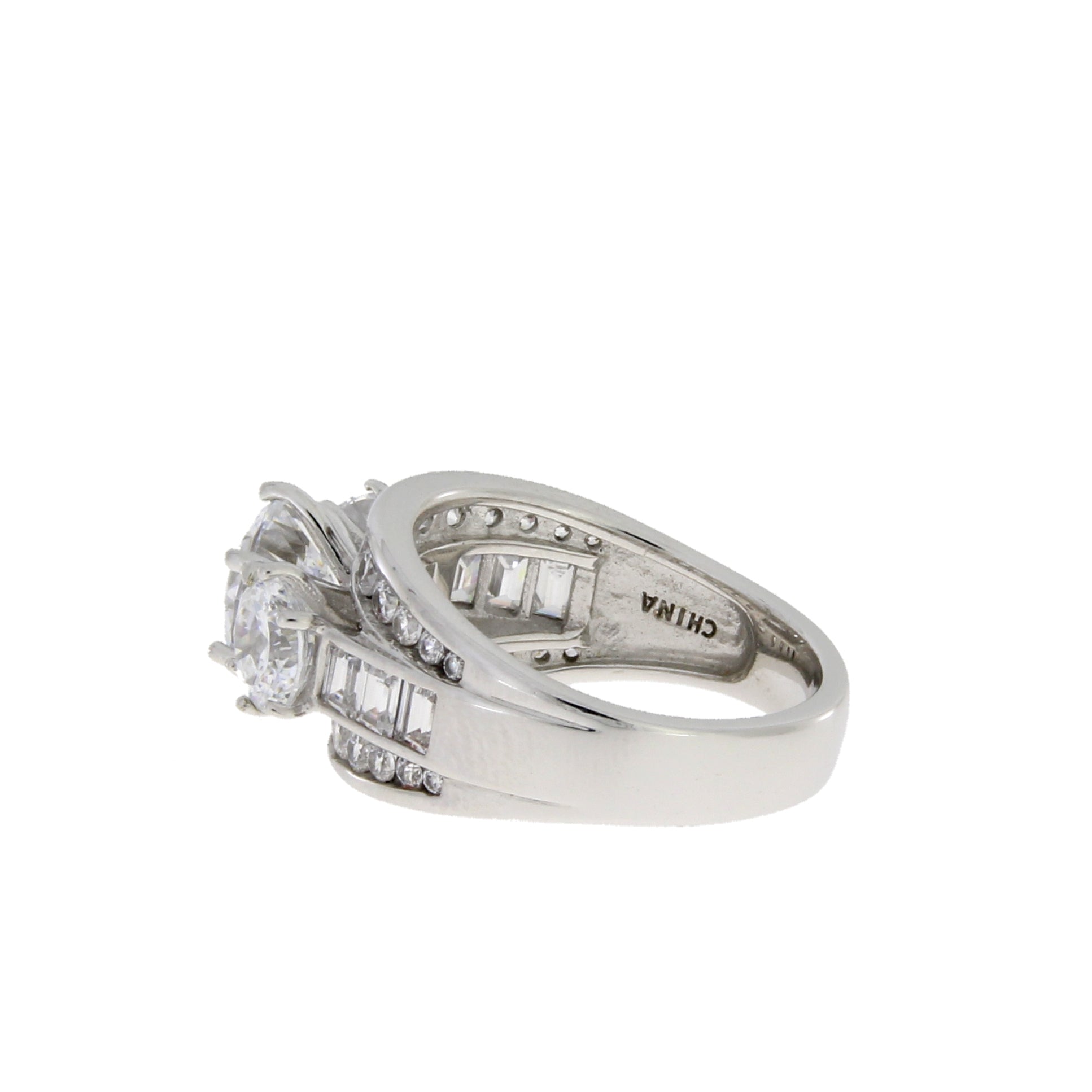 Genuine Cubic Zirconium CZ SS Bridal Sterling Silver by Bids.com