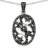 0.28 Carat Genuine Black Diamond .925 Sterling Silver Pandent by Bids.com