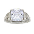 Natural Cubic Zirconium Ring Sterling Silver by Bids.com