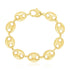 14k Yellow Gold High Polish Lite Puffed Mariner Link Bracelet (15 mm) by Bids.com