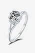 1 Carat Brilliant Round Cut Sparkala™ Split Shank Ring (Platinum Over Pure Sterling Silver) by Sparkala