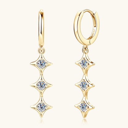 Sparkala™ Pure Sterling Silver Geometric Shape Earrings by Sparkala