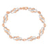 10K Rose Gold 1.0 Cttw Diamond Infinity Loop and Swirl Link Bracelet (I-J Color, I2-I3 Clarity) - 7.25" Inches by Bids.com