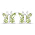 1.00 Carat Genuine Peridot .925 Sterling Silver Earrings by Bids.com