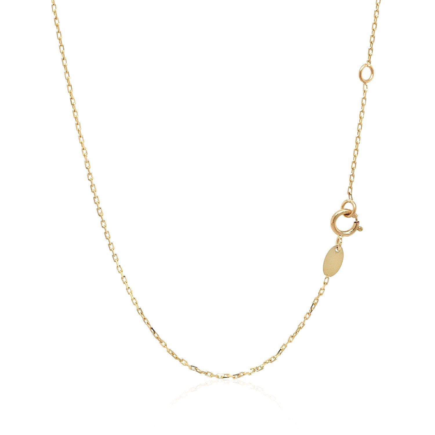 14k Tri-Color Gold Rosary Chain Necklace by Bids.com