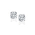 14k White Gold Diamond Four Prong Stud Earrings (1 cttw) by Bids.com