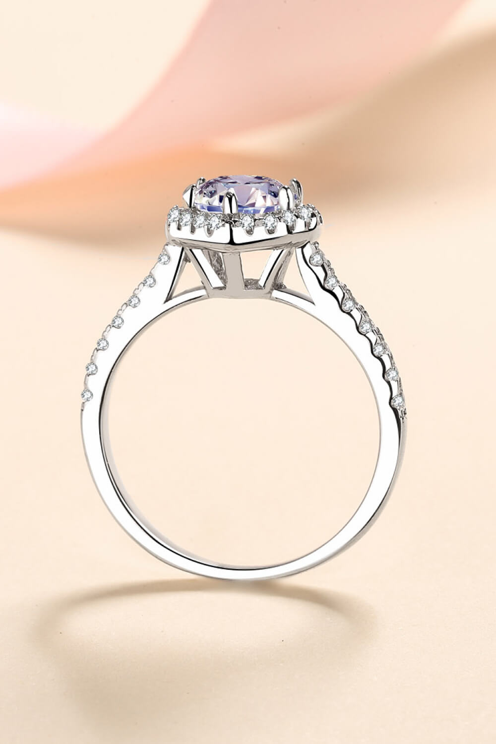 1 Carat Sparkala™ Heart-Shaped Ring - DestGlow