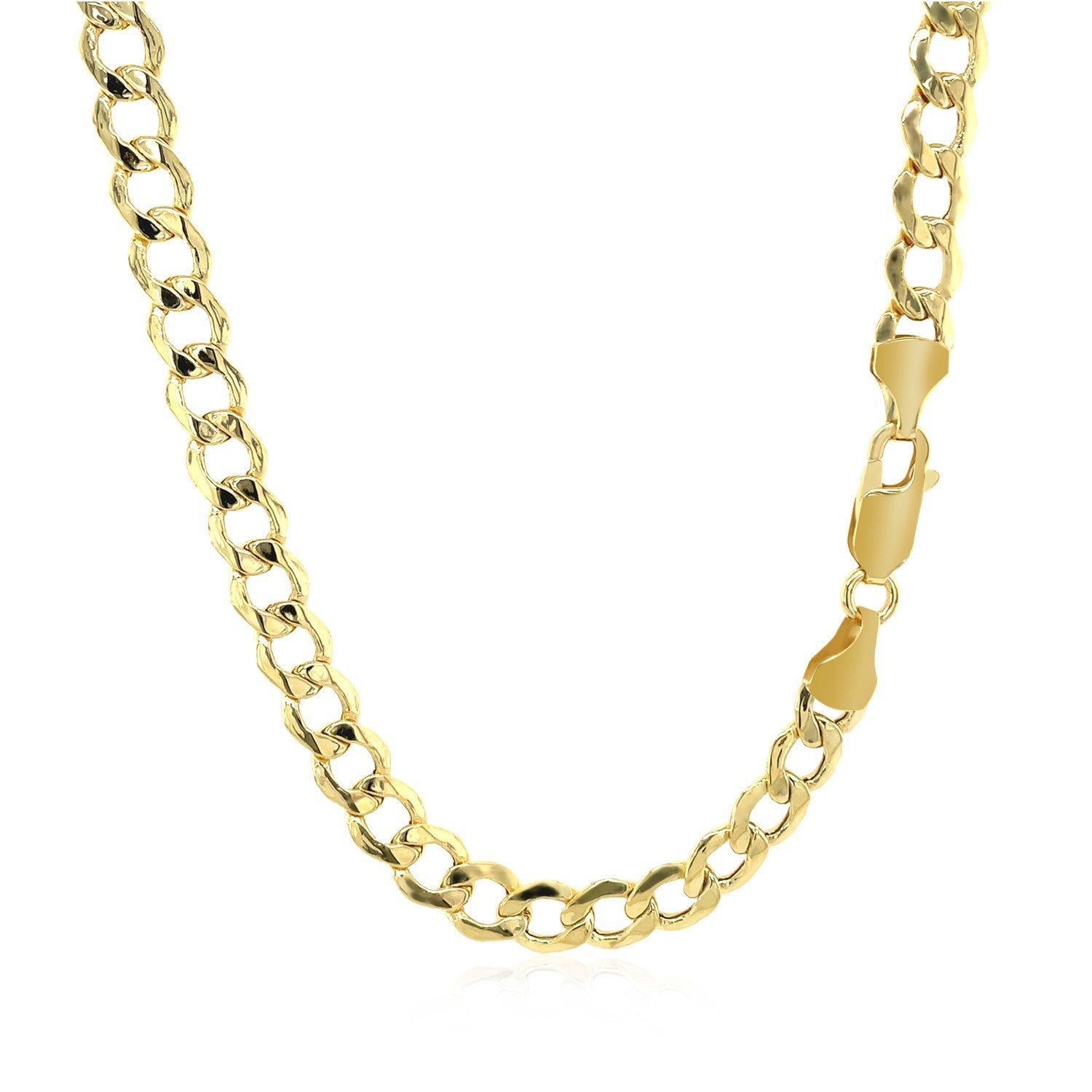 5.3mm 14k Yellow Gold Curb Chain by Bids.com