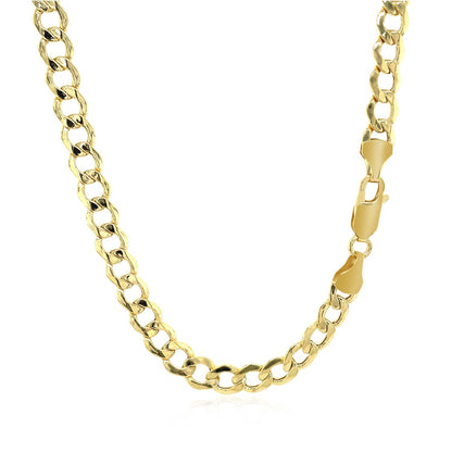 5.3mm 14k Yellow Gold Curb Chain by Bids.com