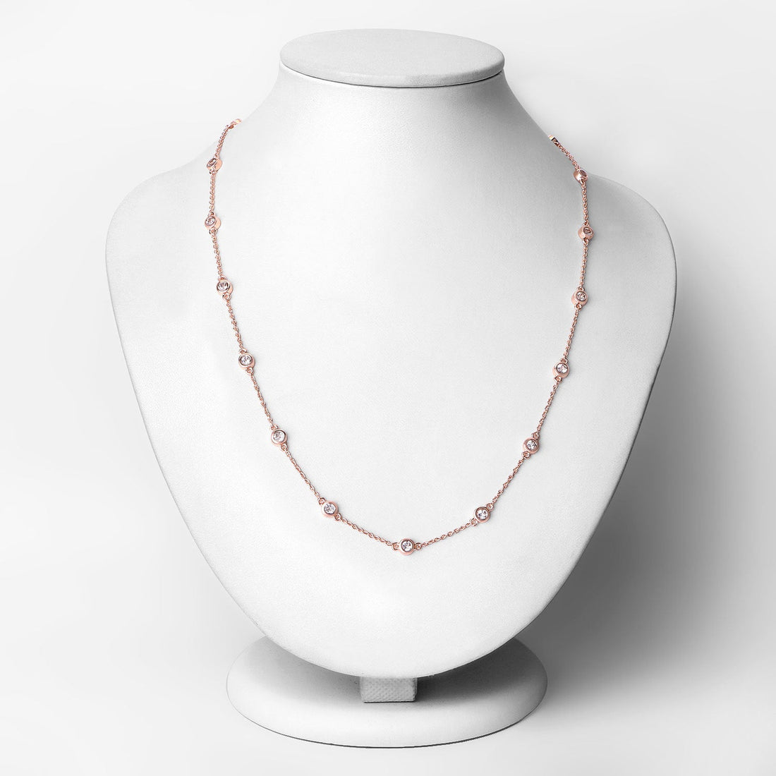 1.62 Carat Genuine Morganite .925 Sterling Silver Necklace by Bids.com