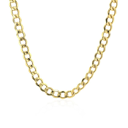 4.4mm 14k Yellow Gold Curb Chain by Bids.com