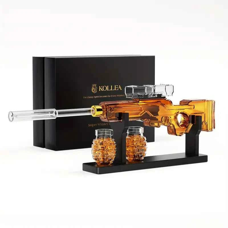 Sniper Whiskey Decanter Set