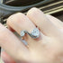 1.3 Carat Sparkala™ 925 Sterling Silver Irregular Shape Ring by Sparkala