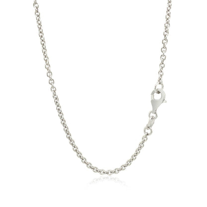 Sterling Silver Infinity Symbol Necklace by Bids.com