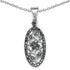 0.27 Carat Genuine Blue Diamond .925 Sterling Silver Pandent  DestGlow