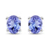 0.40 Carat Genuine Tanzanite .925 Sterling Silver Earrings  DestGlow