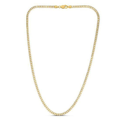 Ice Barrel Chain in 14k Yellow Gold (3.23 mm) by Bids.com