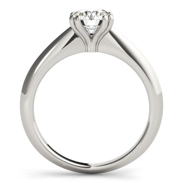14k White Gold Double Prong Set Solitaire Diamond Engagement Ring (1 cttw) by Bids.com