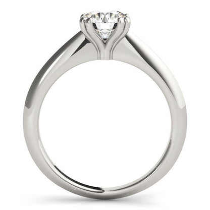 14k White Gold Double Prong Set Solitaire Diamond Engagement Ring (1 cttw) by Bids.com