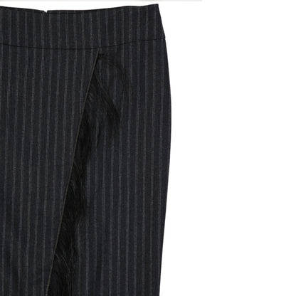 Brunello Cucinelli Wool Striped Skirt Women by Luosophy