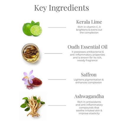 Forest Essentials After Bath Oil Lime Saffron &amp; Oudh