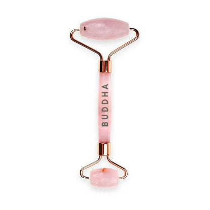 Buddha Natural M African Rose Quartz Face Roller - Helps To Reduce Puffiness Massager