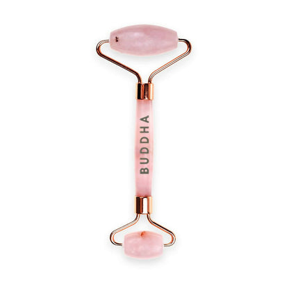 Buddha Natural M African Rose Quartz Face Roller - Helps To Reduce Puffiness Massager