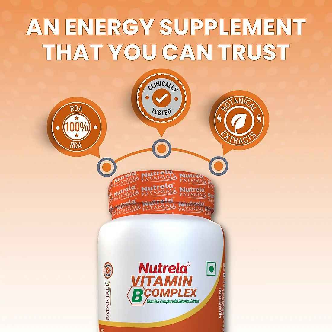 Patanjali Nutrela Vitamin B-complex Capsules