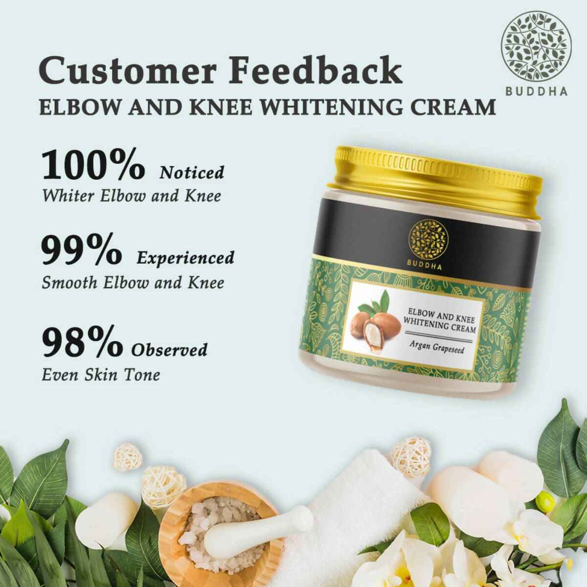 Buddha Natural Elbow and Knee Whitening Cream