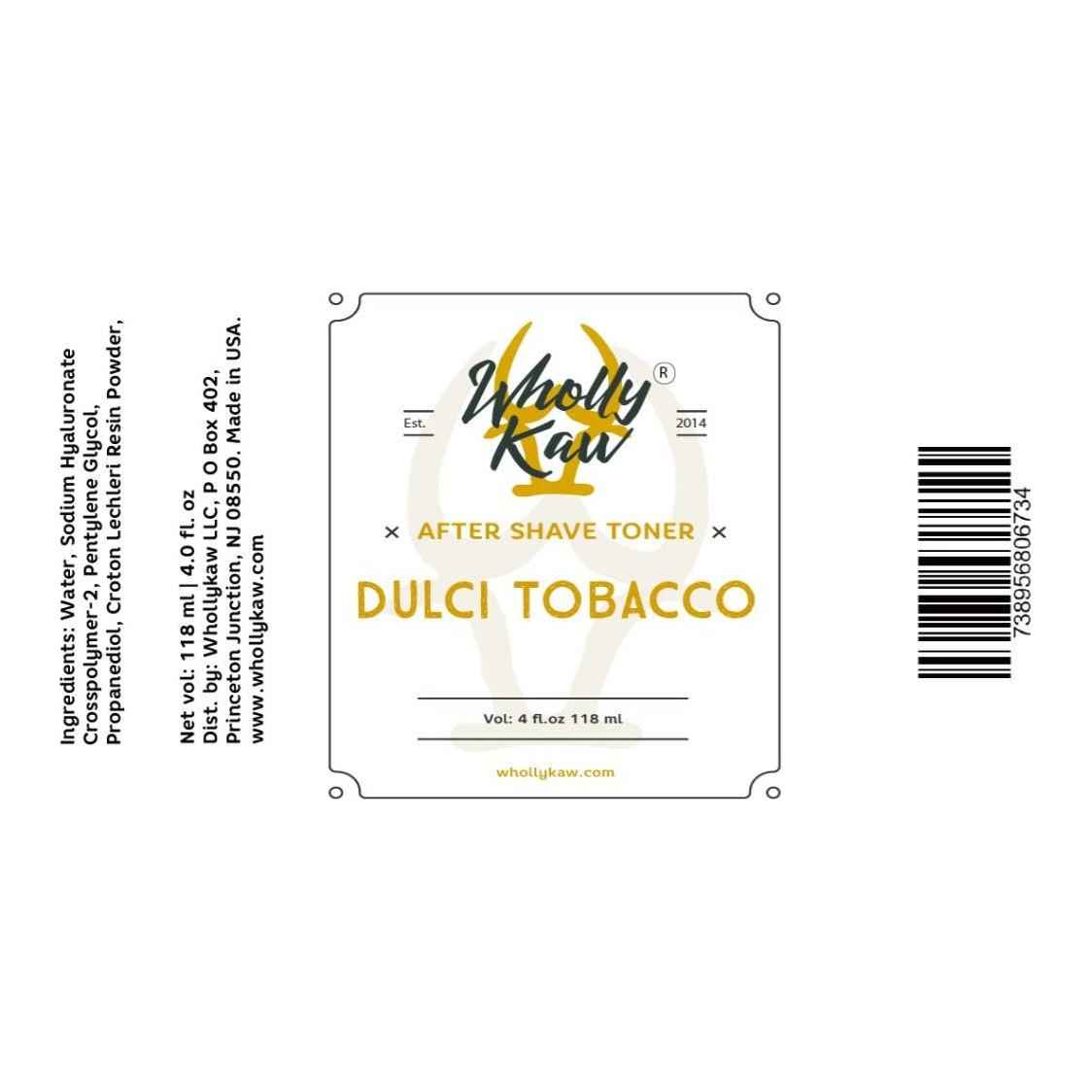 Wholly Kaw Dulci Tabacco Shaving Collection