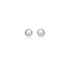 14k White Gold Classic Stud Earrings (8.0 mm) by Bids.com
