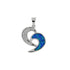 Genuine Created Opal Fashion Pendants Sterling Silver by Bids.com