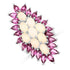8.37 Carat Genuine Opal & Rhodolite .925 Sterling Silver Ring by Bids.com