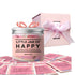 Happy Jar with Inspirational Quotes and Gift Box