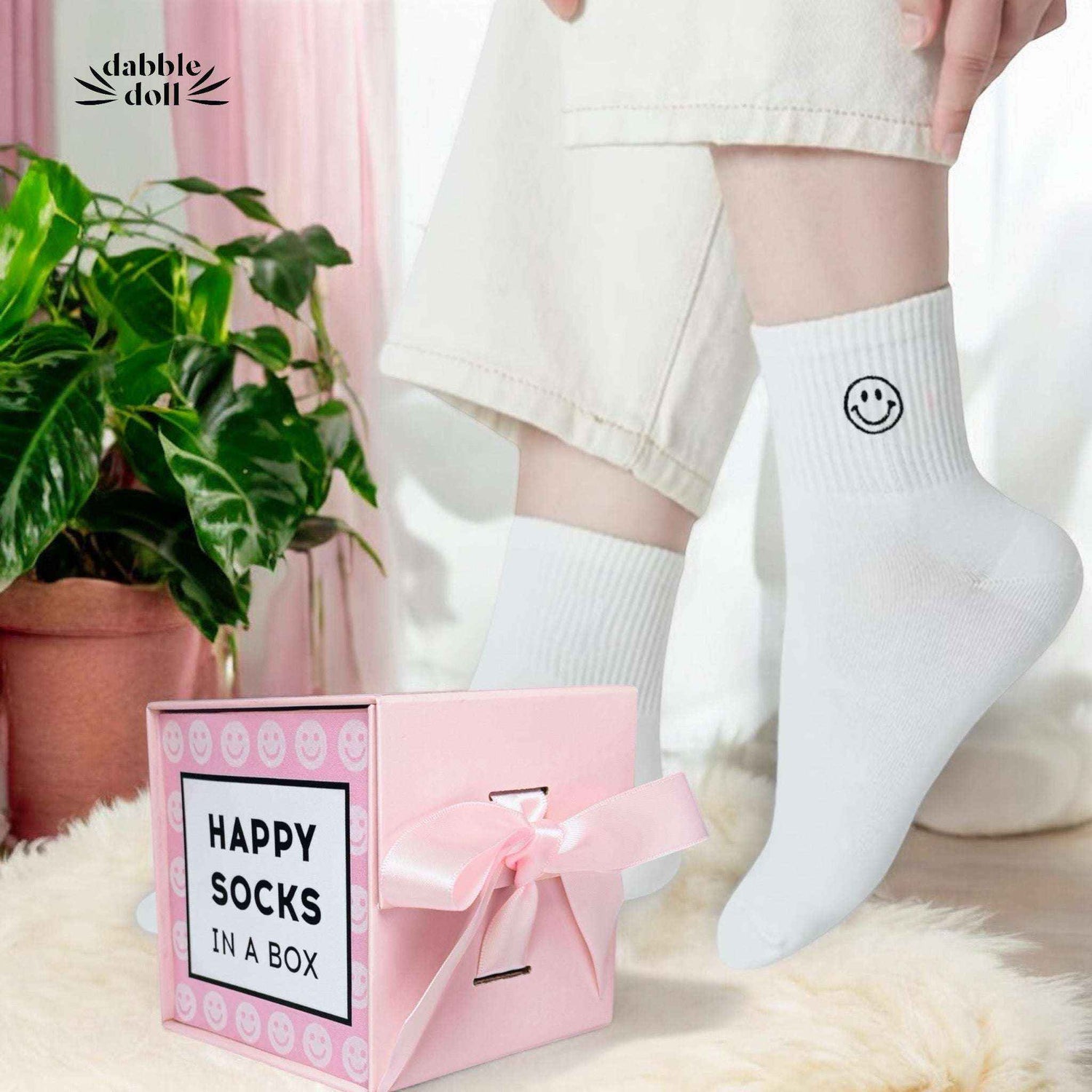 Happy Socks Gift Box with Smiley Design