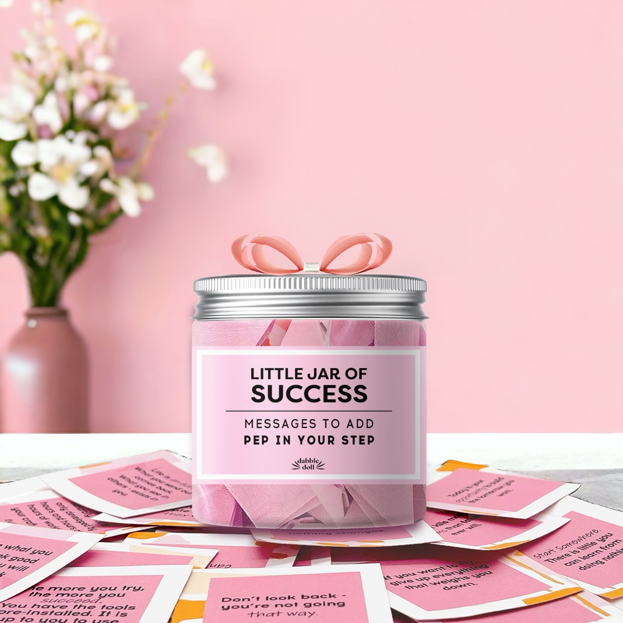 Success Motivation Jar with Gift Box