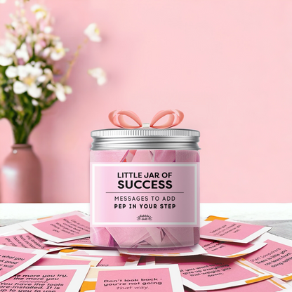 Success Motivation Jar with Gift Box
