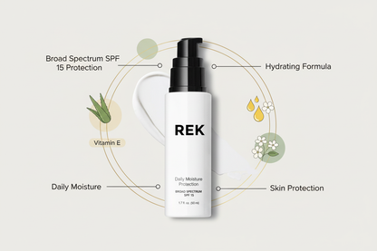 Daily Moisture Protection – Hydrating SPF Moisturizer | REK Cosmetics by REK Cosmetics