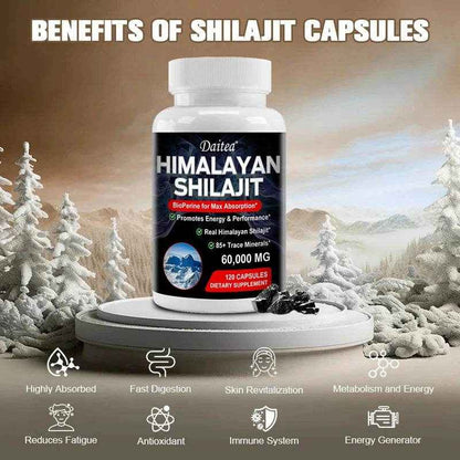 Himalayan Shilajit Trace Minerals Absorption Supplement 120 capsules