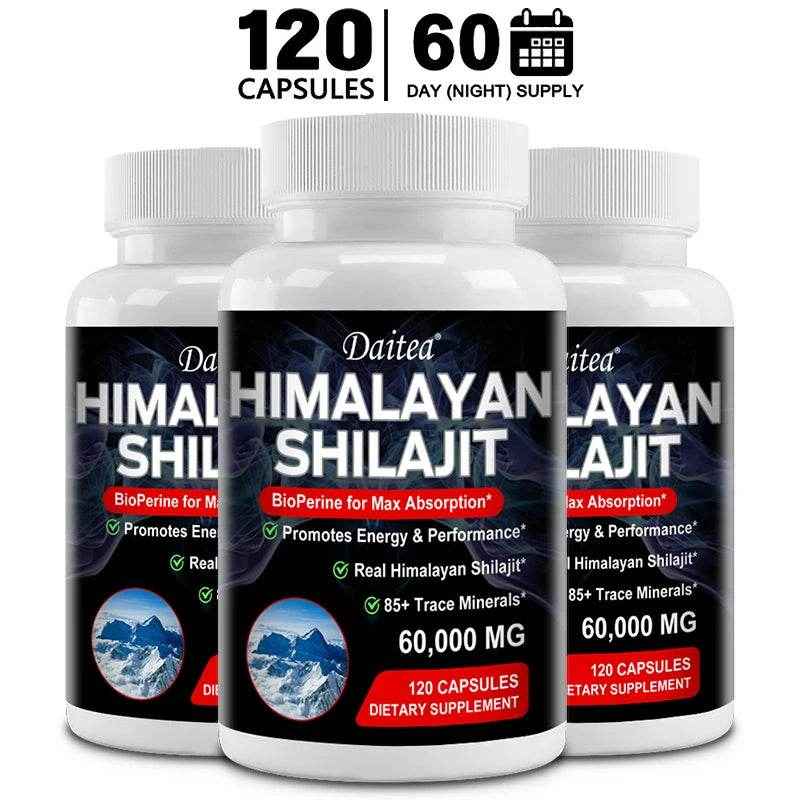 Himalayan Shilajit Trace Minerals Absorption Supplement 120 capsules