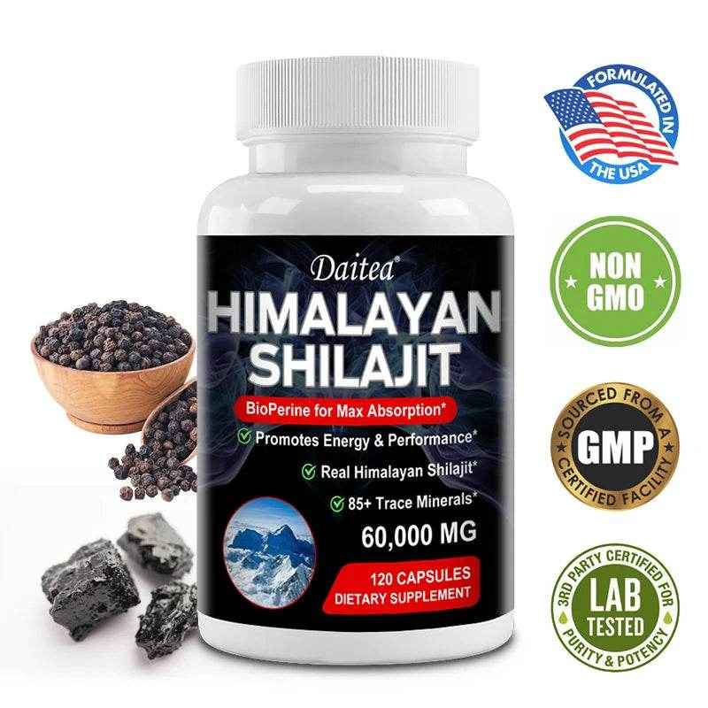 Himalayan Shilajit Trace Minerals Absorption Supplement 120 capsules