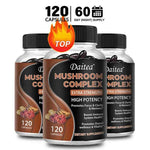 Mushroom Complex Supplement Focus Clarity Memory Support Immune